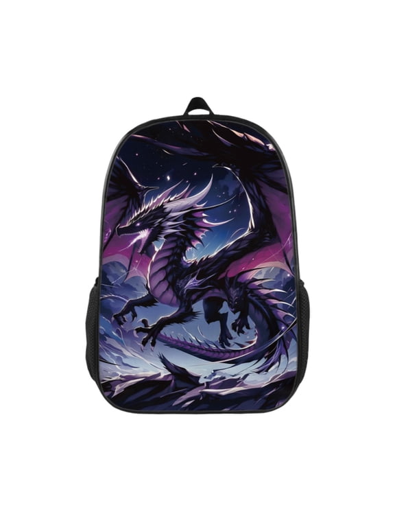 Dragon Backpack 17 Inch Large Capacity Casual Daily Commuter Backpack