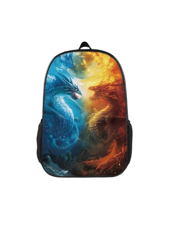 Dragon Backpack 17 inch Cartoon Dragon Backpack Large Capacity