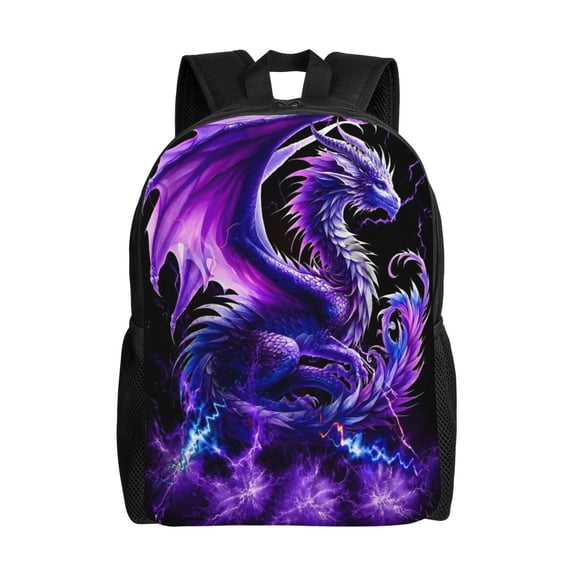 Dragon Backpack Full Front Print Travel Laptop Bag for Men and Women
