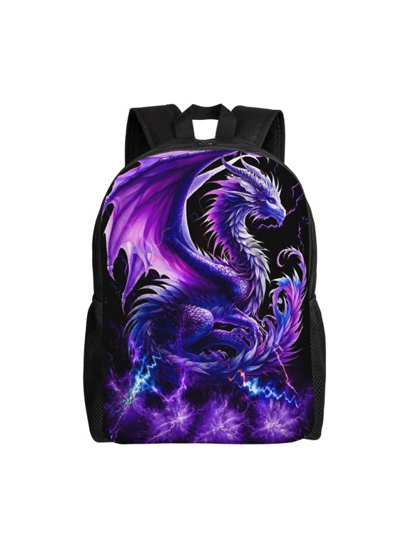 Dragon Backpack Full Front Print Travel Laptop Bag for Men and Women