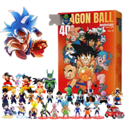 Dragon Ball 40Th Anniversary Christmas Advent Calendar - Countdown Blind Box Figures Collectible Toys for Fans Halloween Gift (1Box/24Pcs)