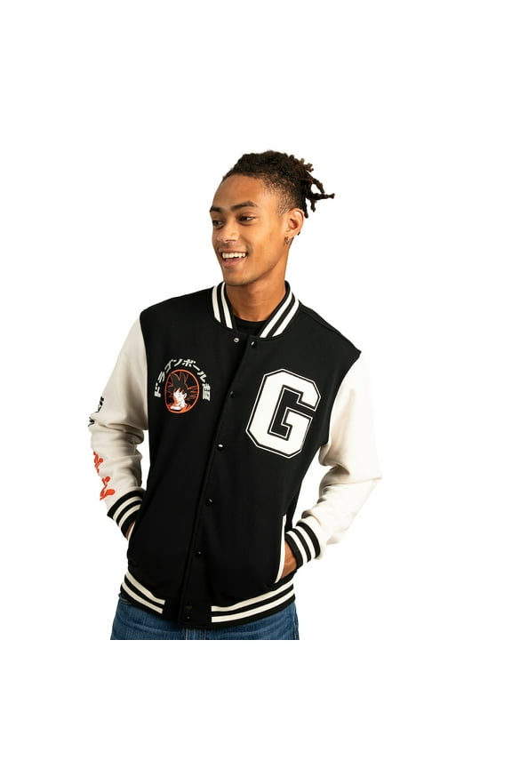 Dragon Ball Adult Unisex Varsity Jacket-Large