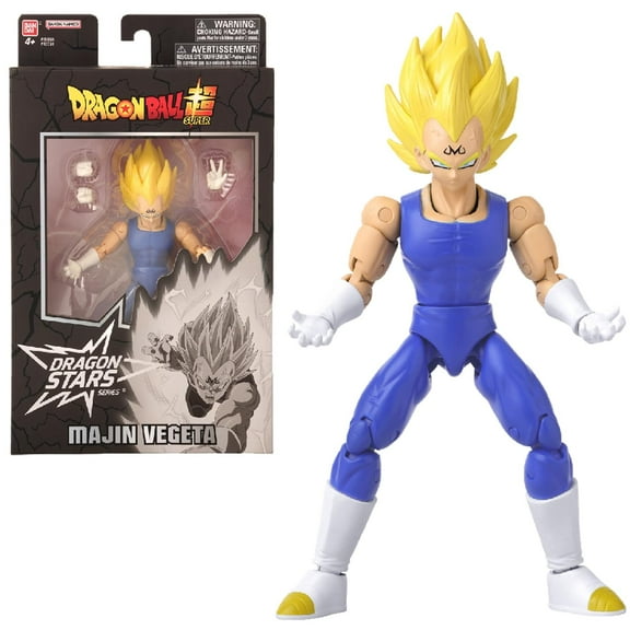 Dragon Ball Bandai Dragon Stars Figures Majin Vegeta Super Vegeta Action Figure  17cm Articula