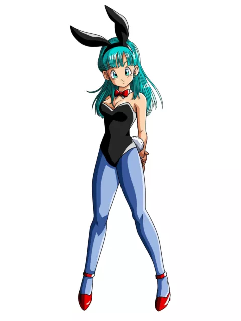 Dragon Ball Bulma Bunny Stickers Phone Decal Water Bottle Stickers Car ...