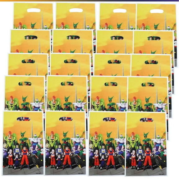 Dragon Ball Candy Treat Bag Goodie Birthday Gift Bags Party Favors Handles Snack Supplies