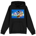 thumbnail image 1 of Dragon Ball Classic Sea Composition Art Long Sleeve Black Adult Hooded Sweatshirt-XL, 1 of 4