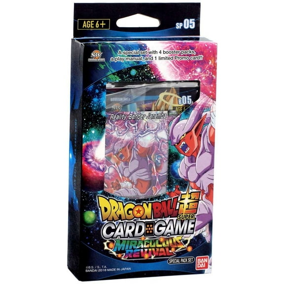 Dragon Ball DBZ Super Series 5 Miraculous Revival Special Pack Box Set: 4 Boosters + foil!