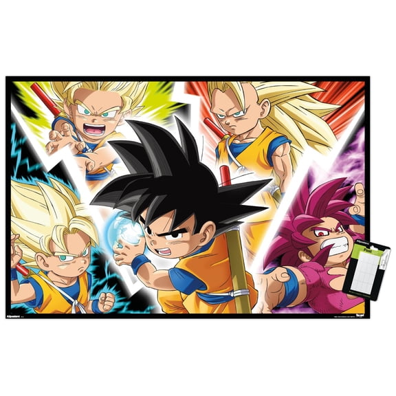 Dragon Ball: Daima (2024) - Heroes Face Off Wall Poster, 22.375" x 34"