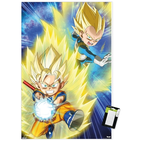 Dragon Ball: Daima (2024) - Vegeta & Goku Power Wall Poster, 22.375" x 34"
