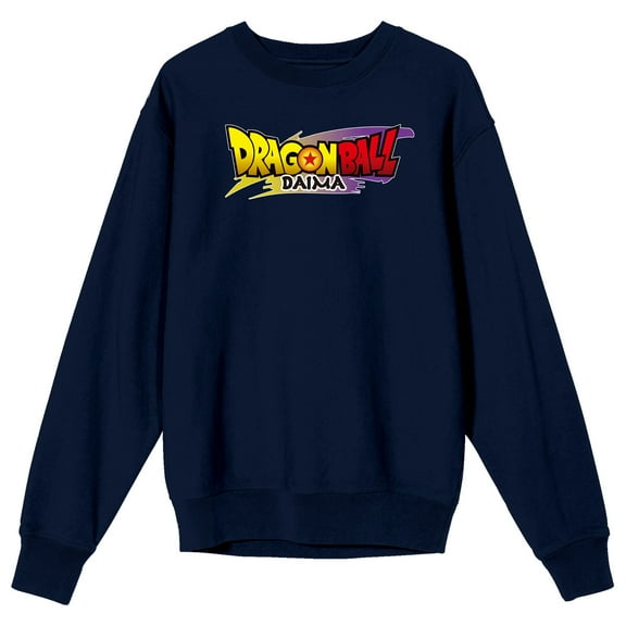 Dragon Ball Daima Adult Navy Crew Neck Long Sleeve Sweatshirt-XXL