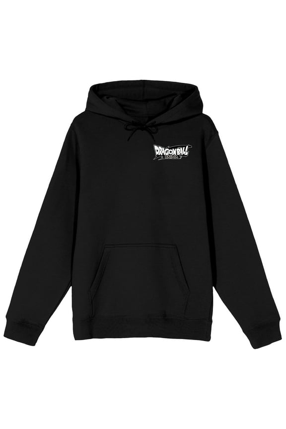 Dragon Ball Daima Son Goku Adult Black Long Sleeve Hooded Sweatshirt-XS