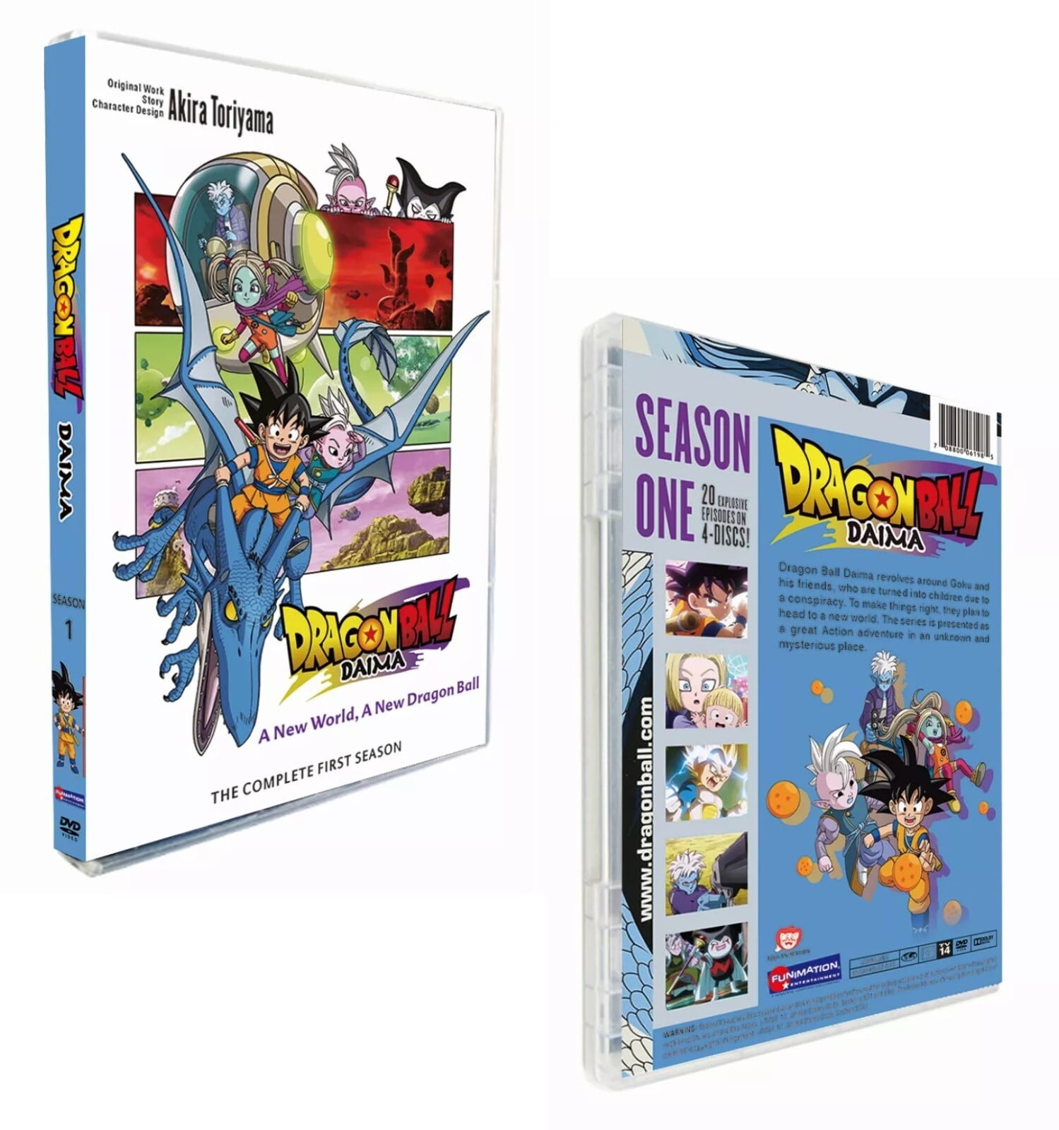 Dragon Ball Daima The Complete Series Season 1 4DVDS Box Set