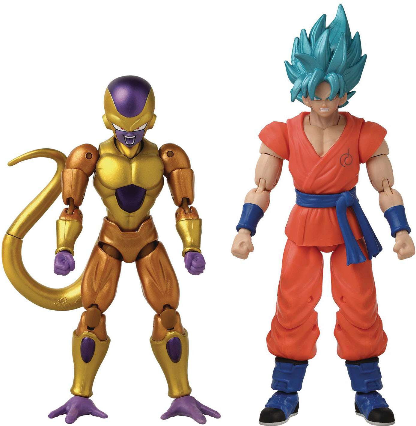 Dragon Ball Dragon Stars Action Figures Golden Frieza vs Super