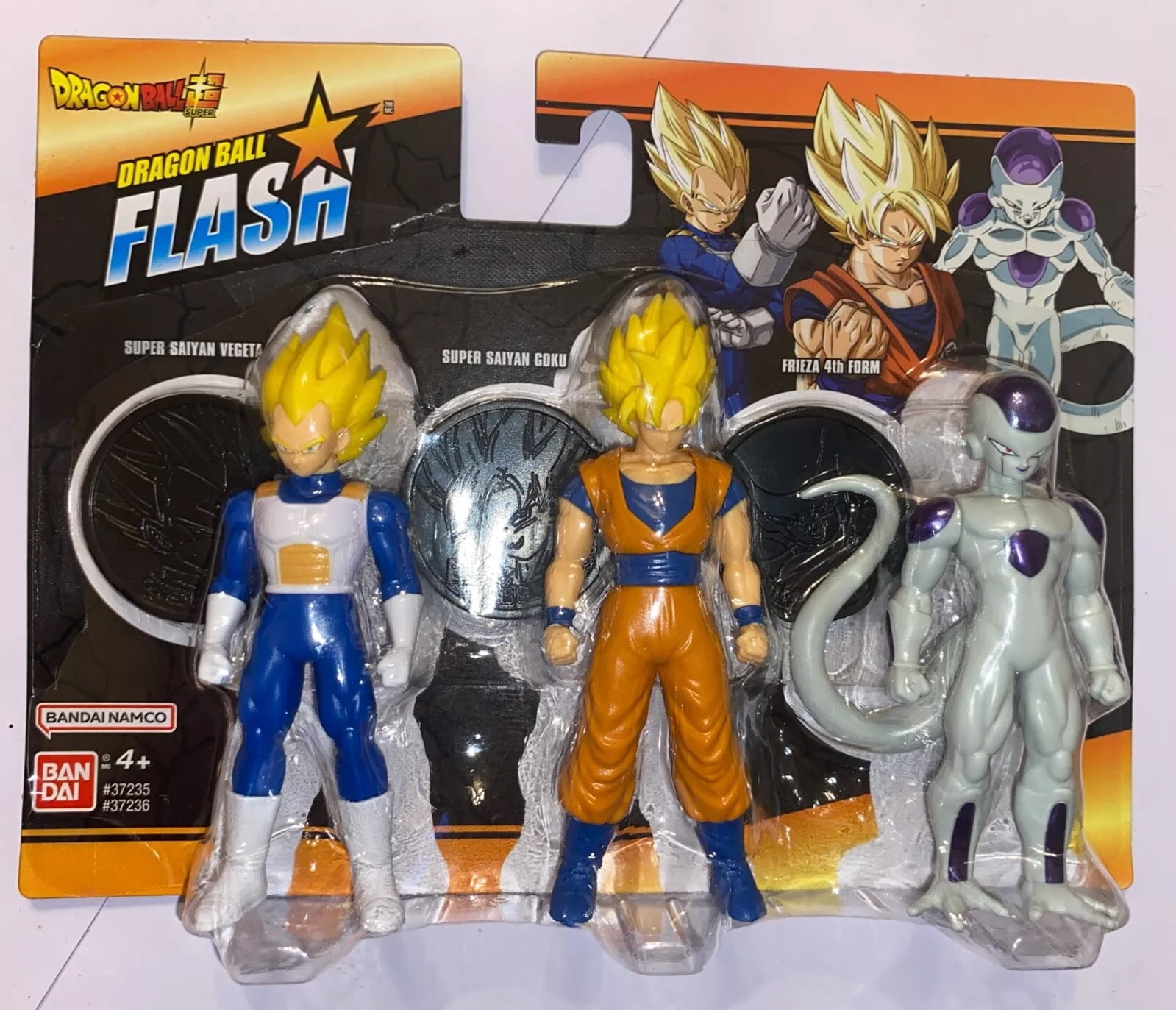 Dragon Ball Flash 3 Figure Set: Super Saiyan Vegeta, Super
