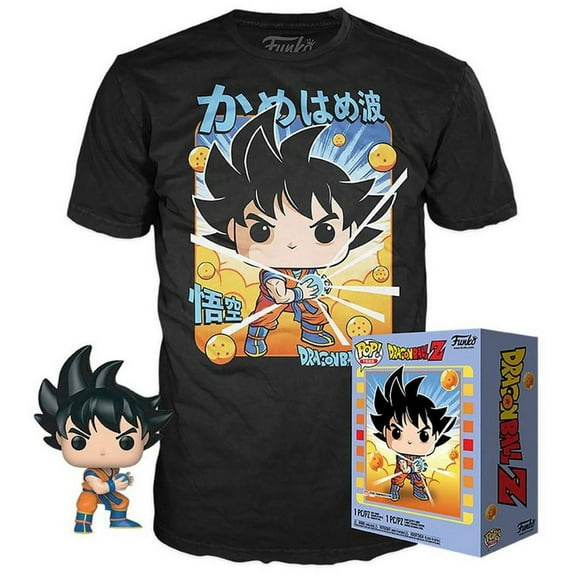 Dragon Ball Funko POP! Animation Goku Vinyl Figure & T-Shirt (2X-Large)