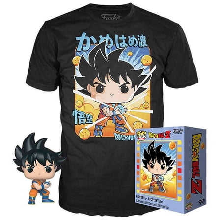 Dragon Ball Funko POP! Animation Goku Vinyl Figure & T-Shirt (Medium)