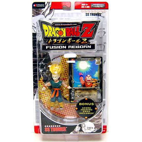 Dragon Ball Fusion Reborn SS Trunks Action Figure [Red Packaging - Includes Trading Card]