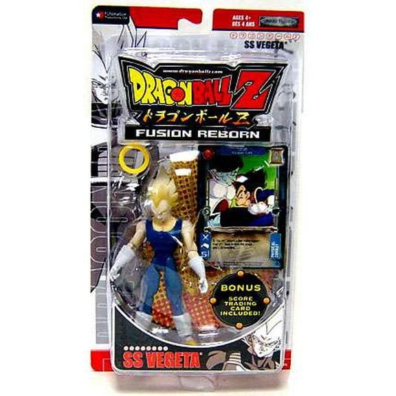 Dragon Ball Fusion Reborn SS Vegeta Action Figure [Red Packaging - Includes Trading Card]