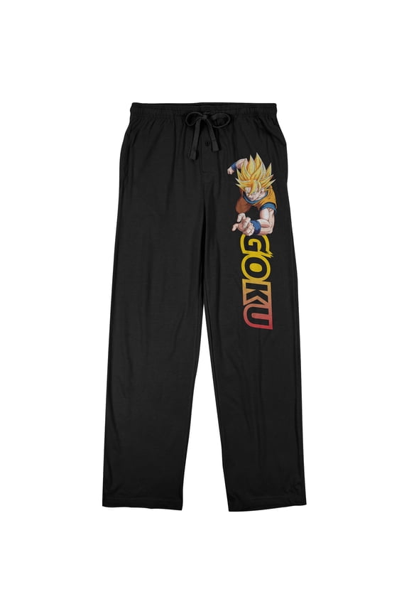 Dragon Ball Goku Super Saiyan Mens Sleep Pajama Pants-Medium