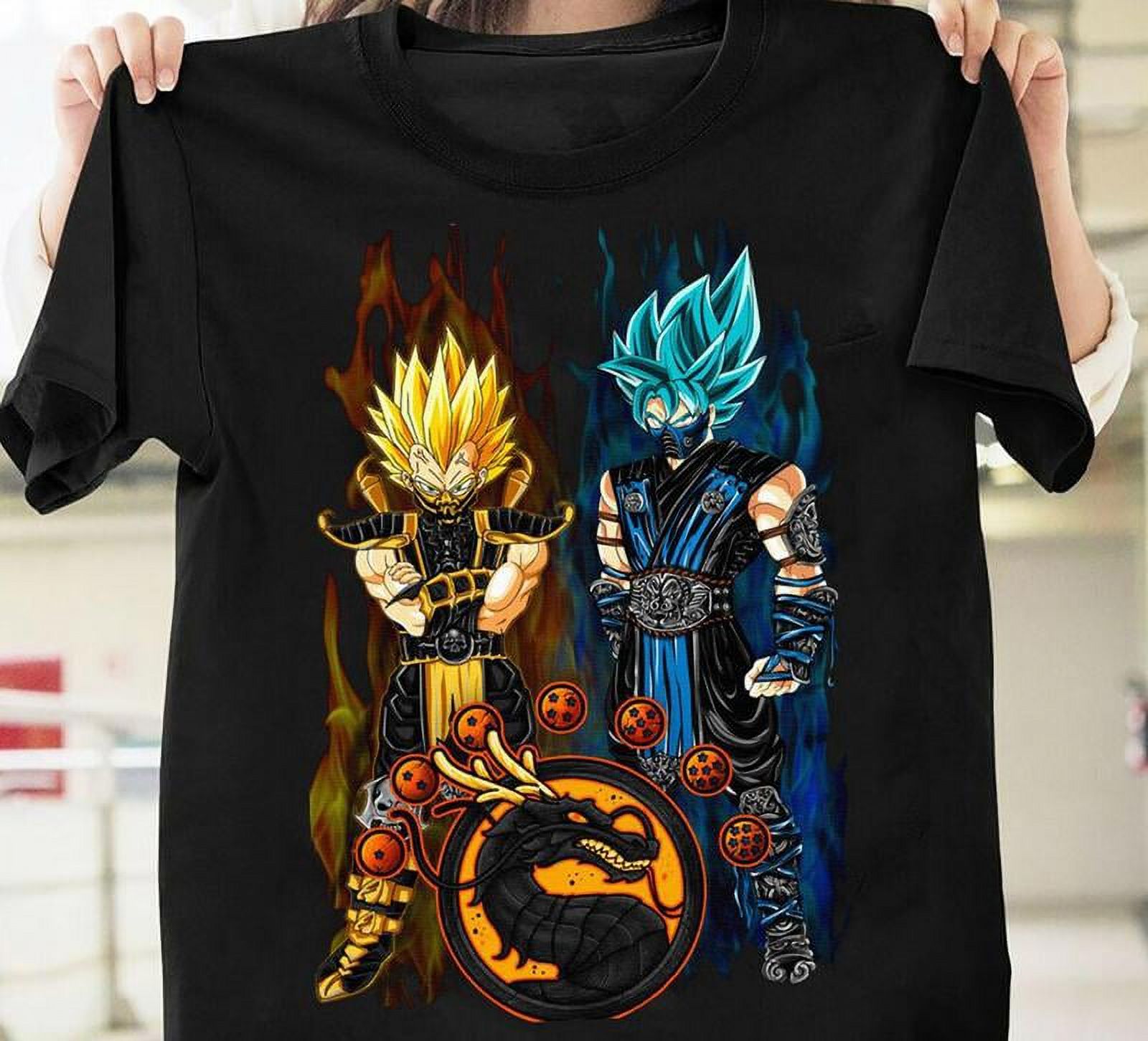 Dragon Ball Goku Vegeta Saiyan Warfare Dragon Ball Z Unisex Comfort Tee