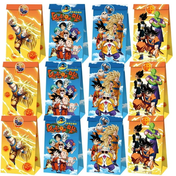 Dragon Ball Goodie Party Favor Candy Bags Birthday Decorations Treat Supplies