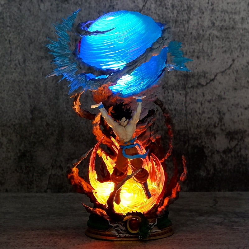 Dragon Ball Hunter Series QG Super Genki Bomb Goku Lightable Anime figure Model