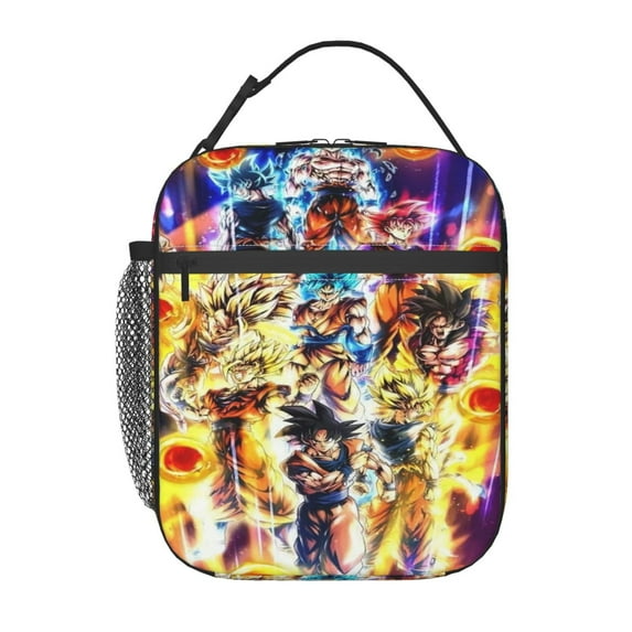 Dragon Ball Insulated Lunch Box Reusable Thermal Cooler Lunch Bag Work Food Picnic Container Tote Bags