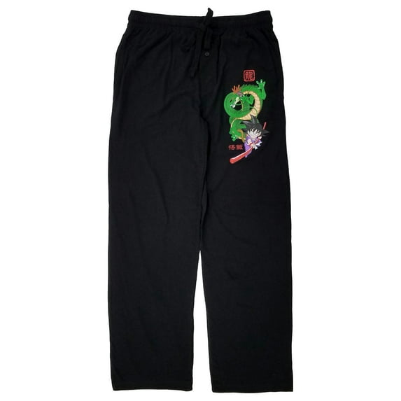 Dragon Ball Mens Black Goku & Shenron Sleep Pants Pajama Bottoms XX-Large