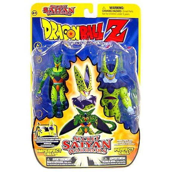 Dragon Ball Secret Saiyan Warriors Imperfect Cell & Perfect Cell Action Figure 2-Pack
