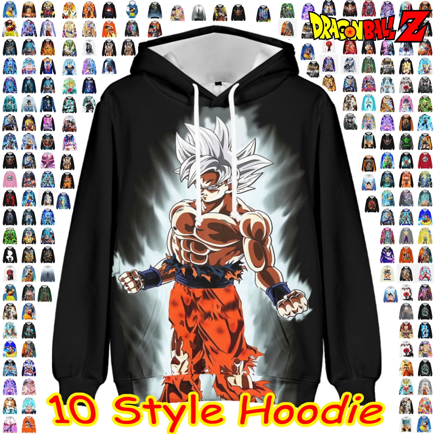 Son Goku Cool Streetwear Handsome Anime Character Photographic