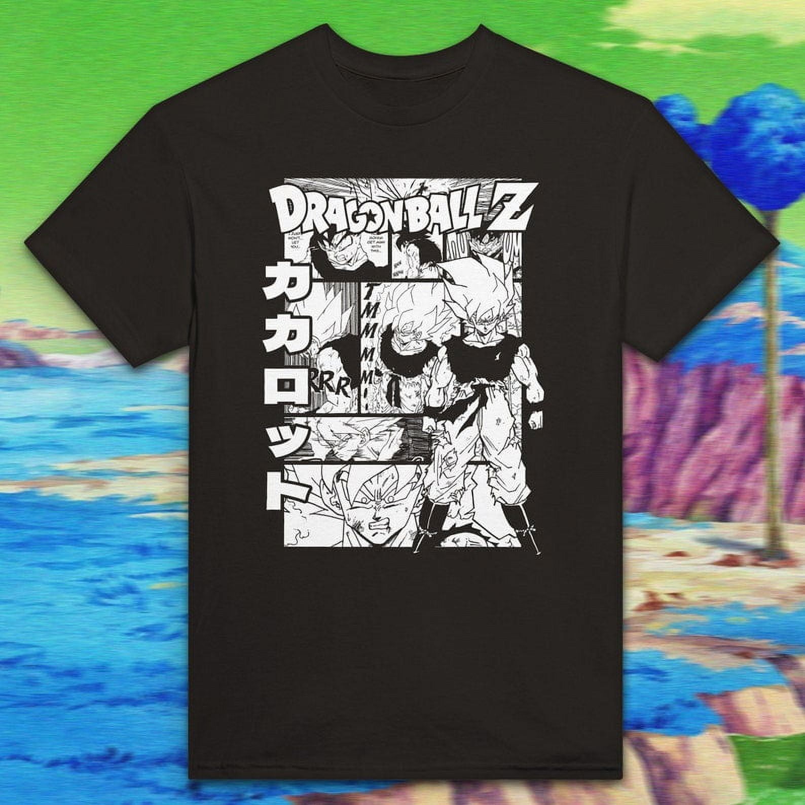 Dragon Ball Son Goku SSJ Tshirt, Unisex Manga Anime Tee, Heavyweight