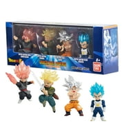 Dragon Ball Super Adverge Set 5، Ultra Instinct Goku، Goku Black Rose، SS Trunks، SS God SS Vegeta