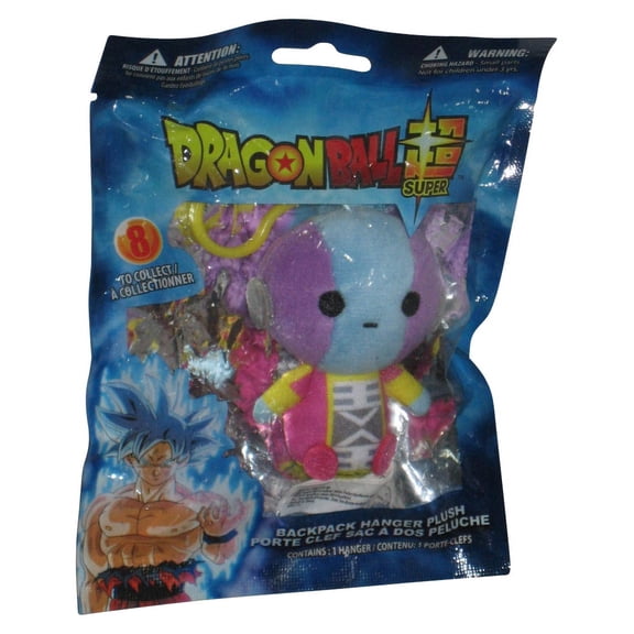 Dragon Ball Super Backpack Hanger Zeno Plush Toy w/ Clip Keychain