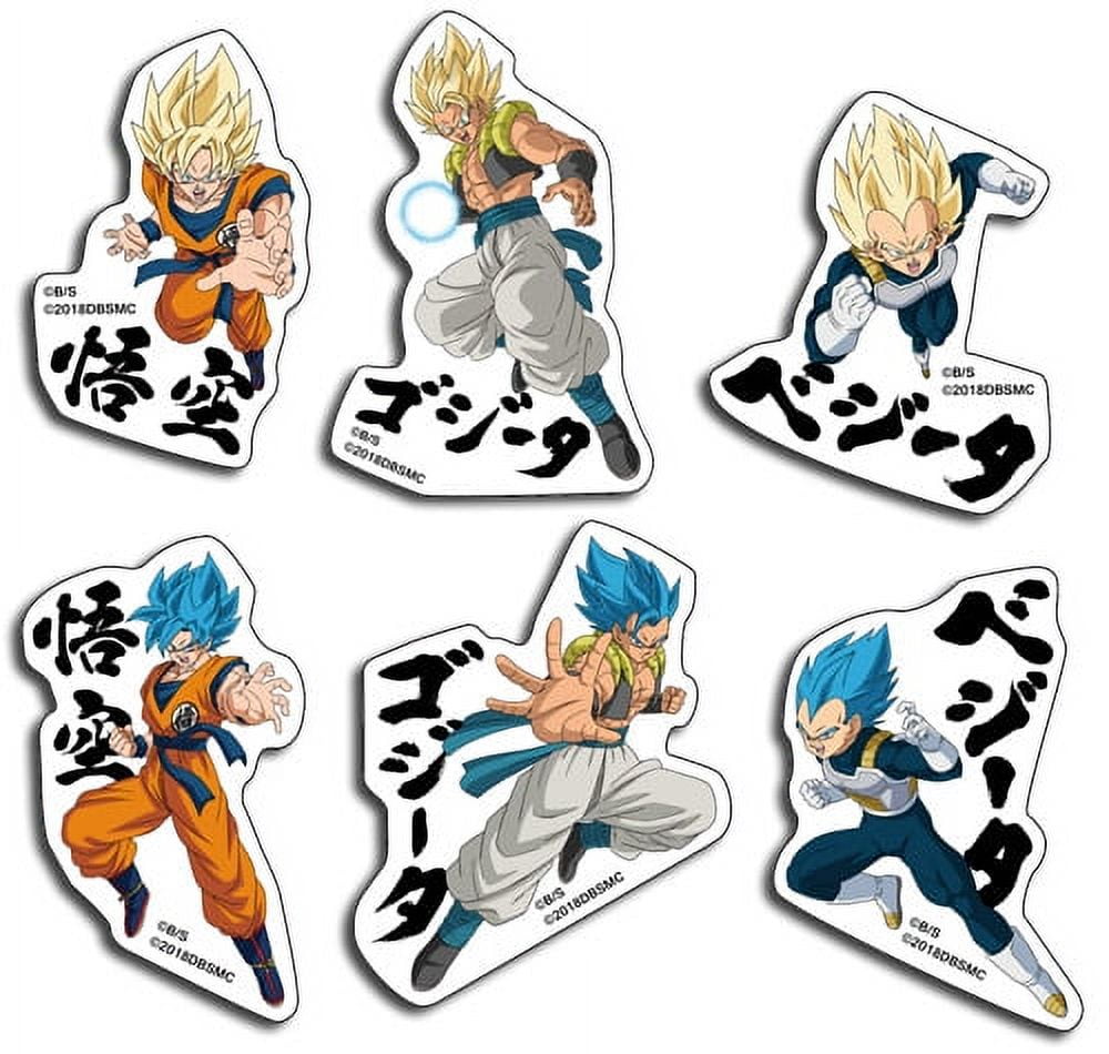 Dragon Ball Super Broly Broly Goku Vegeta Gogeta Sticker for Sale by  igor-me