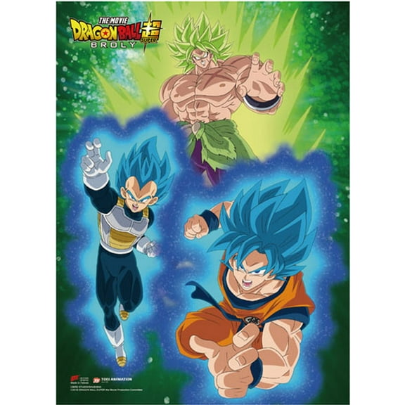 Dragon Ball Super Broly- Group 4 Wall Scroll