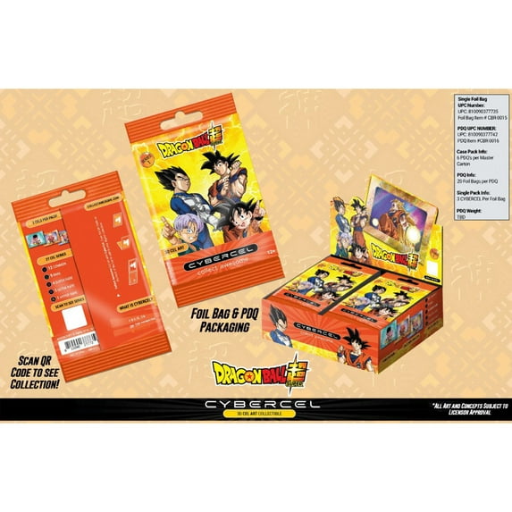 Dragon Ball Super Cybercel Random 5-Pack