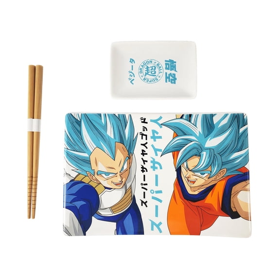 Dragon Ball Super Dinnerware Sushi Set with Chopstick Kitchen Set
