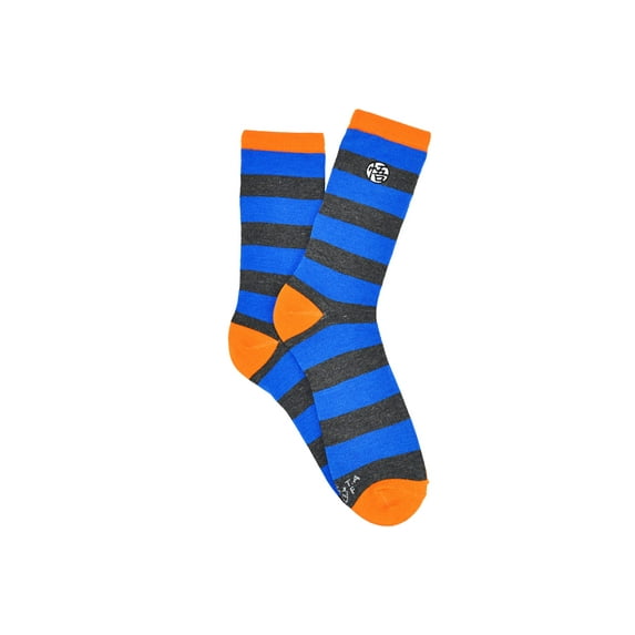 Dragon Ball Super Embroidered Rugby Stripe Crew Sock