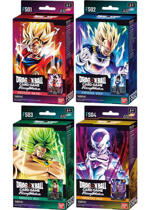 Dragon Ball Super Fusion World Frieza, Broly, Vegeta & Son Goku