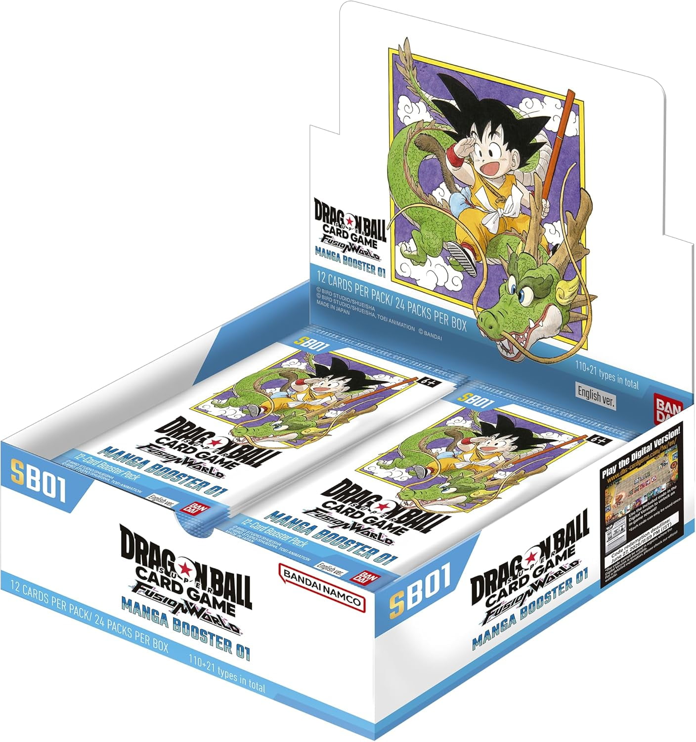 Bandai Dragon Ball Super Card Game Fusion World Manga Booster Box