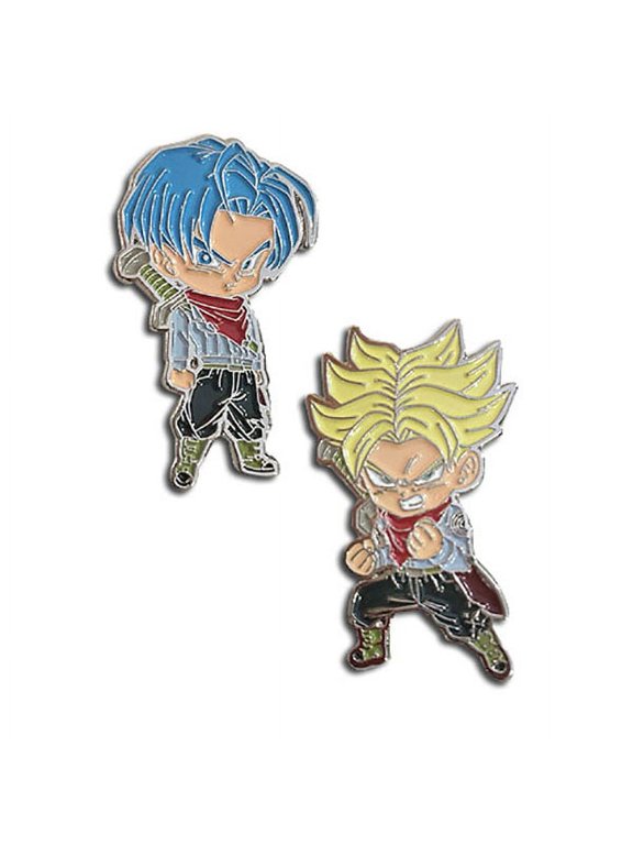 Future Trunks and Super Saiyan Future Trunks Enamel Pins