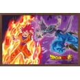 thumbnail image 1 of Dragon Ball: Super - Gods Battle Wall Poster, 14.725" x 22.375", Framed, 1 of 5