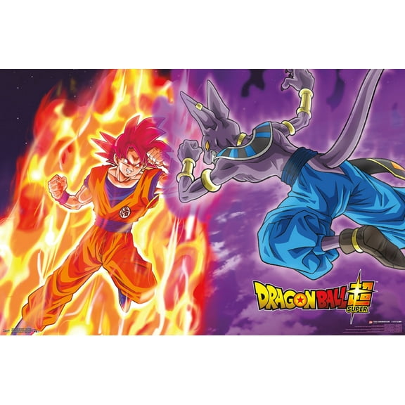 Dragon Ball: Super - Gods Battle Wall Poster, 22.375" x 34"