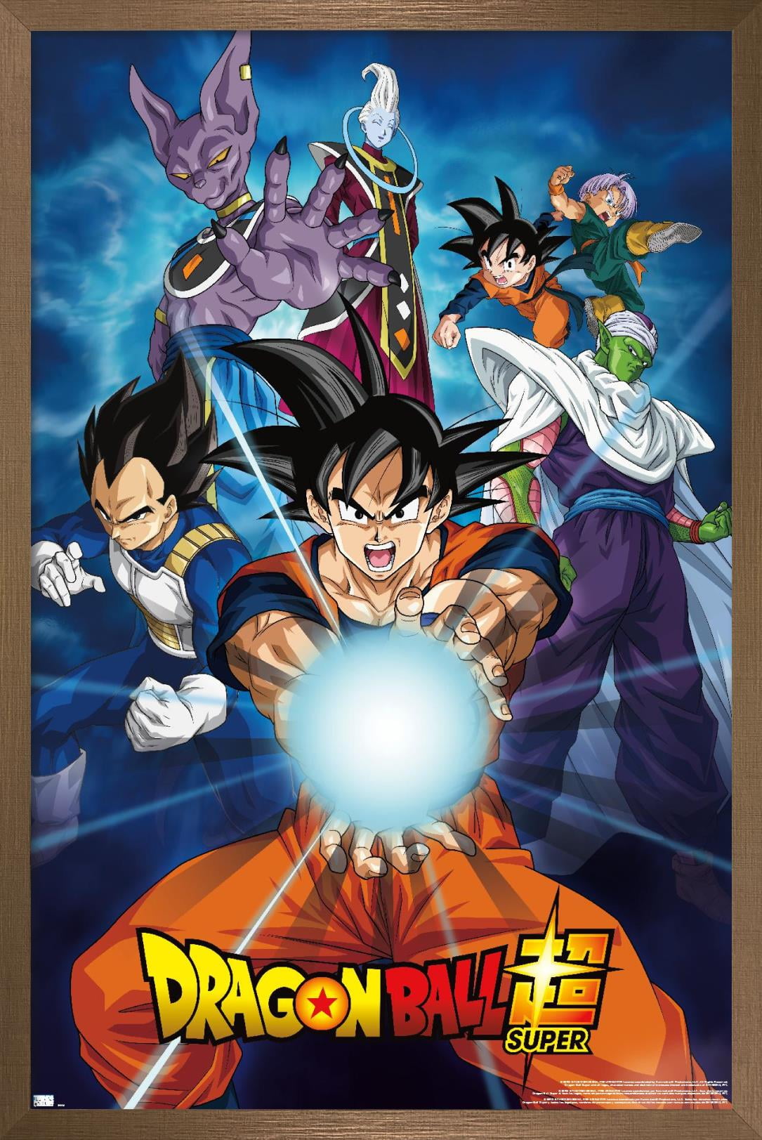 Dragon Ball Super - Groups Wall Poster, 14.725 x 22.375, Framed