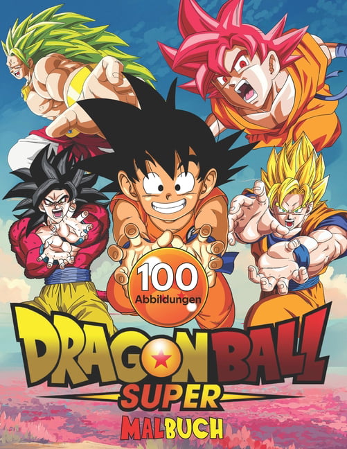 Dragon Ball Super Malbuch: 100 Hochwertige Malvorlagen für Kinder