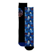 Dragon Ball Super Men's All Over Print Athletic Crew Socks, 2-Pack, Size 8-12