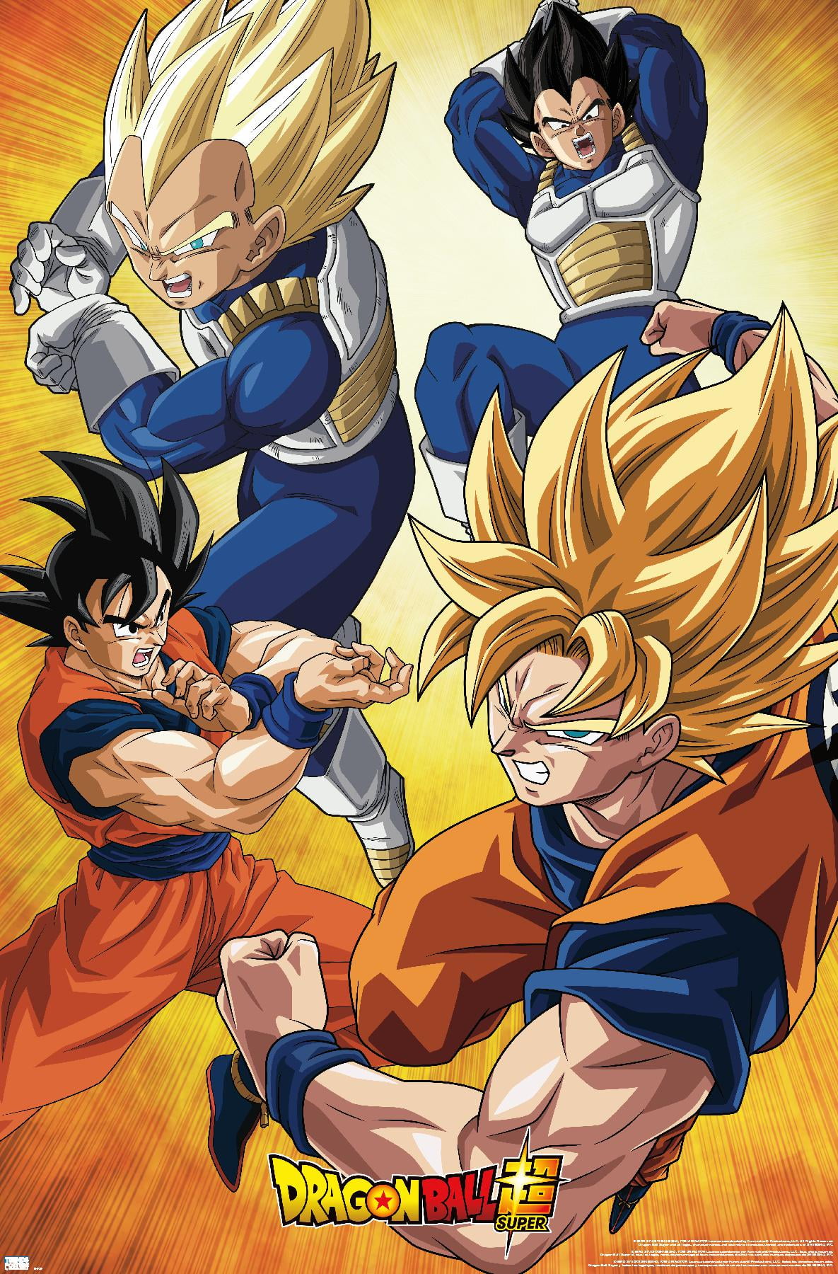 Dragon Ball Super - Orange Wall Poster, 22.375