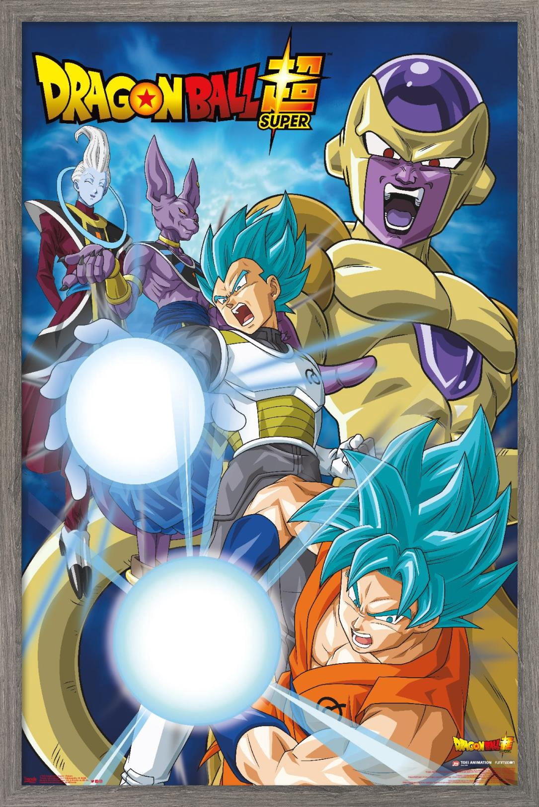 Dragon Ball: Super - Return Wall Poster, 14.725" x 22.375", Framed
