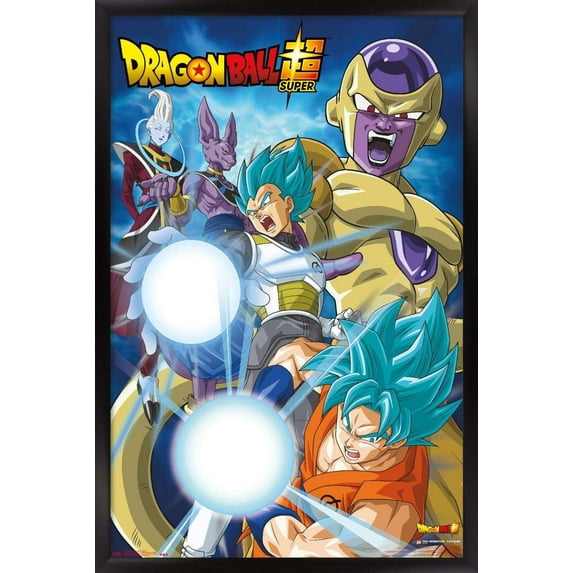 Dragon Ball: Super - Return Wall Poster, 14.725" x 22.375", Framed