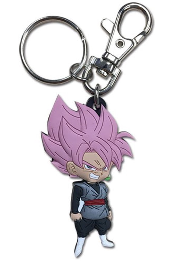 Dragon Ball Super Super Saiyan Rose Goku Black PVC Keychain
